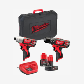 Набор инструментов аккумуляторных MILWAUKEE, M12 BPP2B-421C