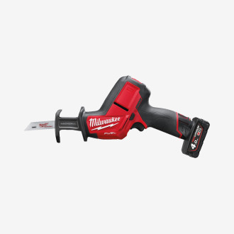 Пила шабельна акумуляторна MILWAUKEE, M12 CHZ-402C (+ заряд.пристрій, 2 акум.Х 4Аг, кейс)