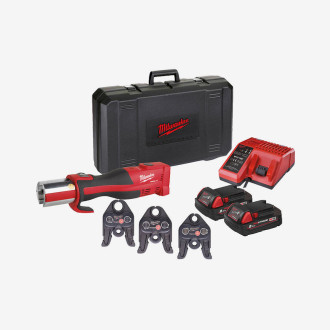 Обжимник гидравлический аккумуляторный для труб MILWAUKEE, M18 BLHPT-202C TH-SET