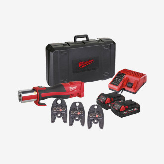 Обжимник гидравлический аккумуляторный для труб MILWAUKEE, M18 BLHPT-202C U-SET