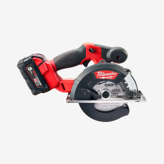 Пила дискова ручна по металу акум. MILWAUKEE, M18 FMCS-502X, Ø150мм (+зар.пр., 2акум.Х5Аг, HDкейс)