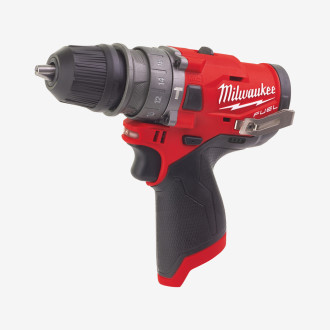 Дриль-шурупокрут з ударом акумуляторний MILWAUKEE, M12 FPDX-0, 37Нм; патрон FIXTEC