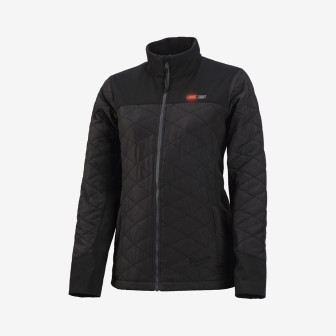 Куртка с електроподогревом аккум. женская MILWAUKEE M12 HJP LADIES-0 (L), чернаяя