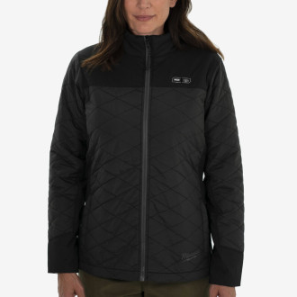 Куртка с подогревом женская MILWAUKEE, M12 HJP LADIES-0(XXL), черная (размер XXL)
