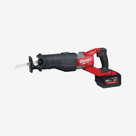 Пила шабельна акумуляторна MILWAUKEE, M18 FSX-121C (+ заряд.пристрій, 1 акум.Х 12Аг, кейс)