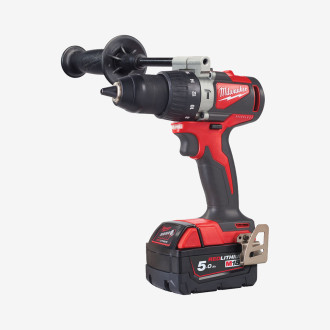 Дриль-шурупокрут з ударом акумуляторний MILWAUKEE, M18 BLPD2-502X, 82Нм (+ заряд.пристрій, 2 акум.Х 5Аг, HDкейс)