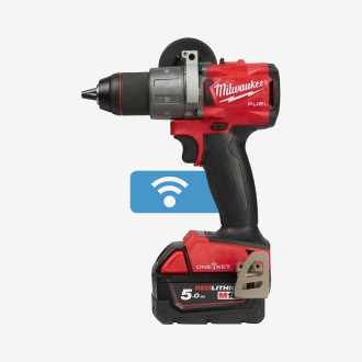 Дриль-шурупокрут акумуляторний MILWAUKEE, M18 ONEDD2-502X, 135Нм (+заряд.прис., 2акум. Х5Аг, HDкейс)
