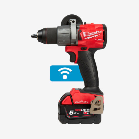 Дриль-шурупокрут з ударом акумуляторний MILWAUKEE, M18 ONEPD2-502X, 135Нм (+ЗП, 2ак.Х5Аг, HDкейс)