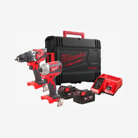 Набор инструментов аккумуляторных MILWAUKEE, M18 CBLPP2A-402C