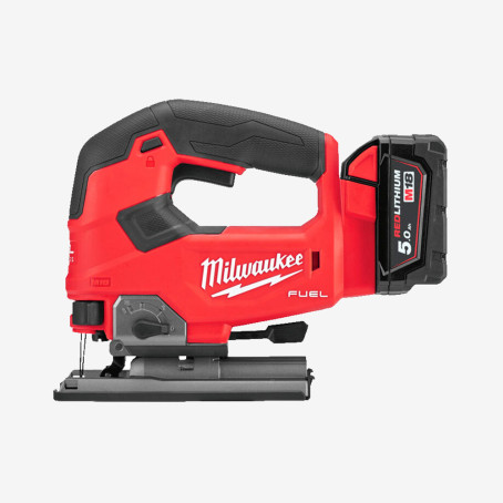 Лобзик акумуляторний MILWAUKEE, M18 FJS-502X (заряд.пристрій, 2 акум.Х5Аг, HDкейс)