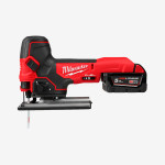 Лобзик аккумуляторный MILWAUKEE, M18 FBJS-502X (зарядное устройство, 2 акум. Х5Ач, HDкейс)