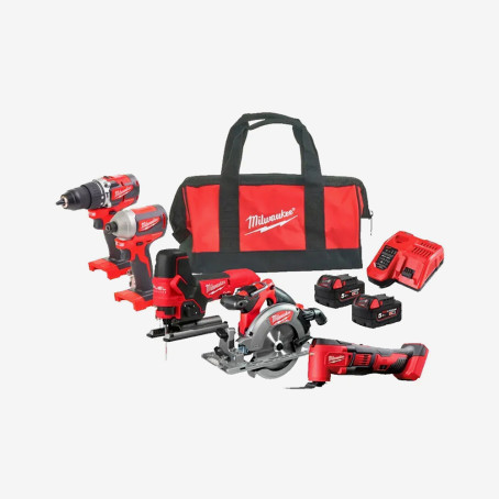 Набор инструментов аккумуляторных MILWAUKEE, M18 FPP5K-502B