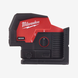 Нивелир лазерный линейно-точечный аккумуляторный MILWAUKEE, M12 CLLP-0C