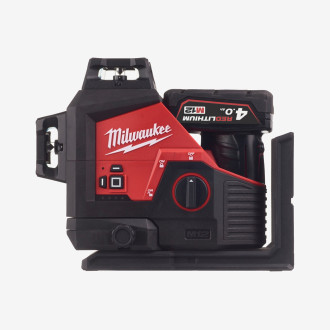 Нивелир лазерный 3D аккумуляторный MILWAUKEE, M12 3PL-401C