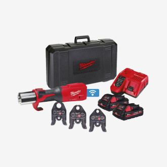 Обжимник гидравлический аккумуляторный для труб MILWAUKEE, M18 ONEBLHPT-302C TH-SET