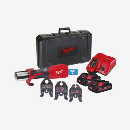 Обжимник гидравлический аккумуляторный для труб MILWAUKEE, M18 ONEBLHPT-302C M-SET