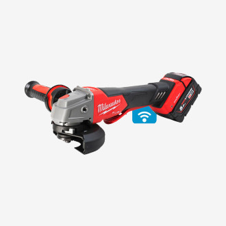 Шлифмашина угловая акум. MILWAUKEE, M18 ONEFSAG125XPDB-502X, Ø125мм (+зарядное устройство, 2 аккум. Х 5Ач, HDкейс)