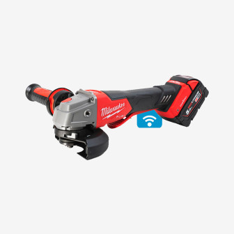 Шліфмашина кутова акум. MILWAUKEE, M18 ONEFSAG125XPDB-502X, Ø125мм (+зар.пр.,2ак.Х 5Аг,HDкейс)