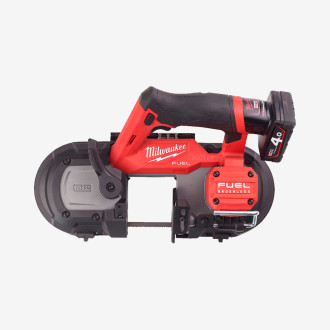Пила стрічкова акумуляторна MILWAUKEE, M12 FBS64-402C (+зар.пр., 2 акум.Х 4Аг, кейс)