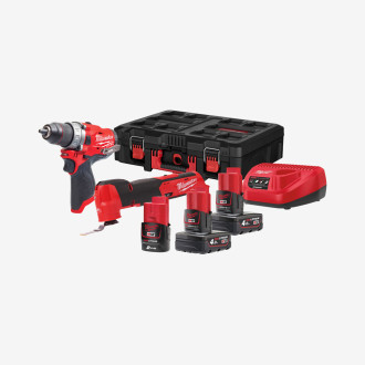 Набор инструментов аккумуляторных MILWAUKEE, M12 FPP2AX-423P