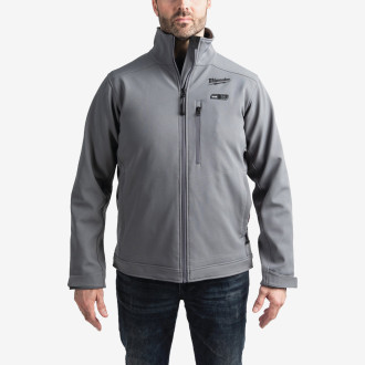 Куртка с подогревом MILWAUKEE, M12 HJGREY5-0(XXXL), серая (размер XXXL)