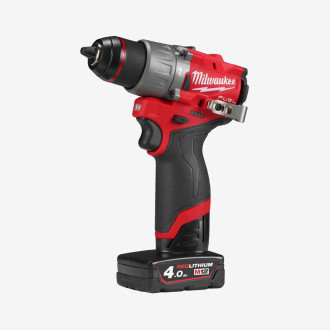 Дриль-шурупокрут з ударом акумуляторний MILWAUKEE, M12 FPD2-402X, 37Нм (+ заряд.пр.,2акум.Х4Аг,HDкейс)