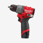 Дриль-шурупокрут акумуляторний MILWAUKEE, M12 FDD2-202X, 37Нм (+ заряд.пристрій, 2 акум.Х 2Аг, HDкейс)