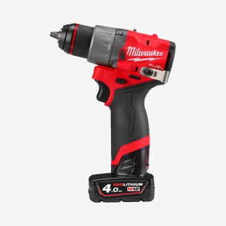Дриль-шурупокрут акумуляторний MILWAUKEE, M12 FDD2-402X, 45Нм (+ заряд.пристр., 2акум. Х4Аг, HDкейс)
