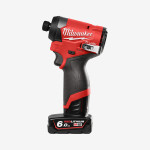 Гвинтокрут акумуляторний 1/4'' HEX MILWAUKEE, M12 FID2-602X, 170Нм (+зар.пр., 2 аккум.Х 6Аг, HDкейс)