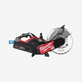 Машина відрізна акумуляторна MILWAUKEE, MX COS350G2-802, Ø350мм (+1 диск HUDD350, ЗП, 2 акум.Х 8Аг, картон)