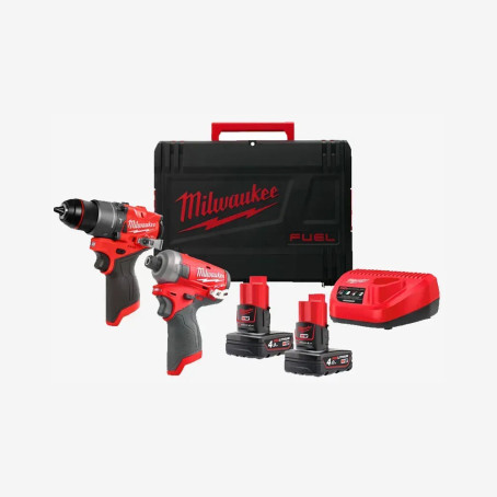 Набор инструментов аккумуляторных MILWAUKEE, M12 FPP2E2-402X