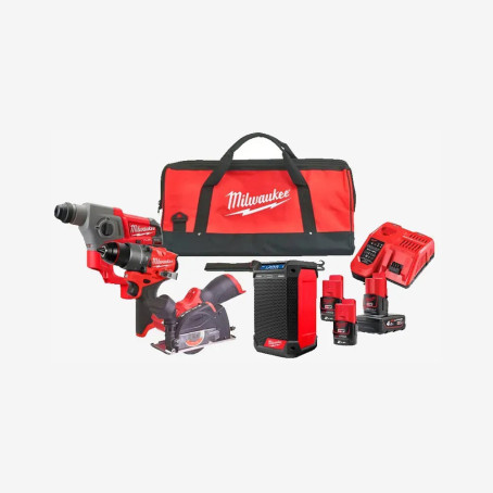 Набор инструментов аккумуляторных MILWAUKEE, M12 FPP4A2-423B
