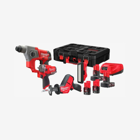 Набор инструментов аккумуляторных MILWAUKEE, M12 FPP4C-624P