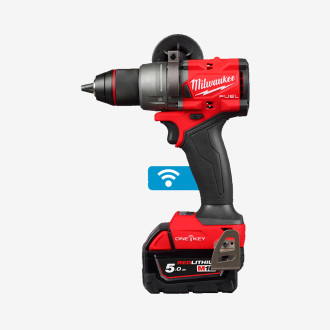 Дриль-шурупокрут з ударом акумуляторний MILWAUKEE, M18 ONEPD3-502X, 158Нм (+ЗП, 2 ак.Х 5Аг, HDкейс)