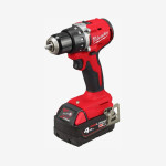 Дриль-шурупокрут акумуляторний MILWAUKEE, M18 BLDDRC-402C, 60Нм (+ заряд.прис., 2акум. Х4Аг, кейс)