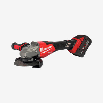 Шлифмашина угловая аккумуляторная MILWAUKEE, M18 FHSAG125XB2-802X, Ø125мм (+зарядное устройство, 2ак.Х 8Аг,HDкейс)