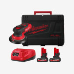Шлифмашина эксцентриковая аккумуляторная MILWAUKEE M12 FROS2.5-502X 150мм (ЗУ+2аккум.Х5Аг+HDкейс)