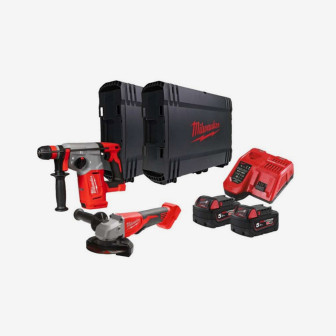 Набор инстр.аккум. MILWAUKEE, M18 BLPP2G-502X (BLHX, BLSAG125XPD, ЗУ, 2ак.Х5Аг, HDкейс) Набор инстр.аккум. MILWAUKEE, M18 BLPP2G-502X (BLHX, BLSAG125XPD, ЗУ, 2ак.Х5Аг, HDкейс)