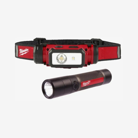 Фонарь светодиодный аккумуляторный налобный MILWAUKEE, L4 FMHL2LED-302