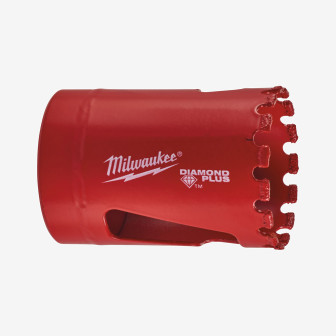 Коронка алмазная Diamond Plus MILWAUKEE, Ø35мм (с резьбой)