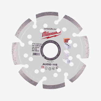 Диск алмазний Speedcross MILWAUKEE AUDD