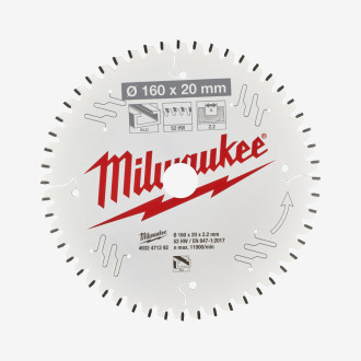 Диск пильный Alu PFTE MILWAUKEE