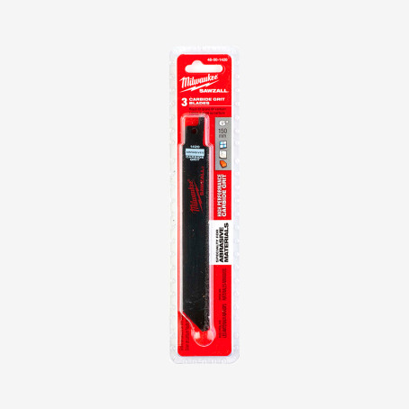 Полотно для сабельной пилы TC GRIT MILWAUKEE, 150мм, (3шт)