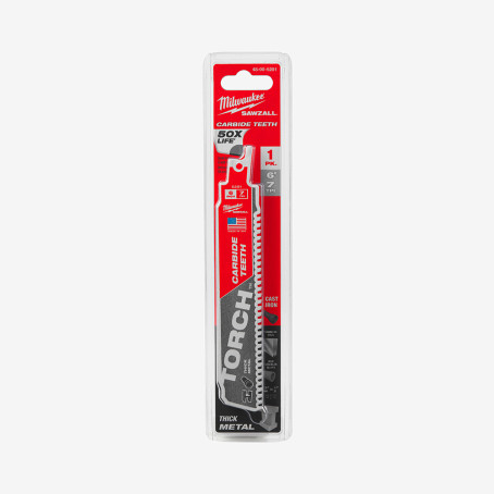 Полотно для сабельной пилы TORCH CARBIDE MILWAUKEE, 150/3.2мм Полотно для сабельной пилы TORCH CARBIDE MILWAUKEE, 150/3.2мм