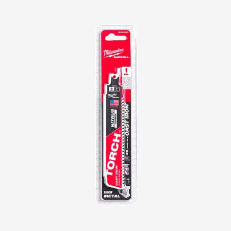 Полотно для сабельной пилы TORCH CARBIDE NITRUS MILWAUKEE, 150/3.2мм Полотно для сабельной пилы TORCH CARBIDE NITRUS MILWAUKEE, 150/3.2мм