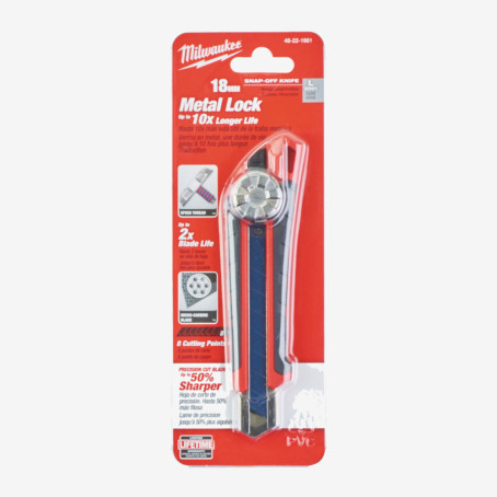 Ніж висувний HEAVY DUTY MILWAUKEE, 18мм