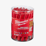 Маркер для будмайданчика InkZAll MILWAUKEE, тонкий, червоний