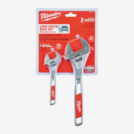 Набір ключів розвідних MILWAUKEE, 6''/10'', (2шт)