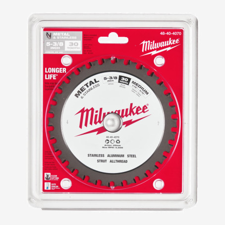Диск пильный по металлу MILWAUKEE, Ø135х20мм, 30 зуб. Диск пильный по металлу MILWAUKEE, Ø135х20мм, 30 зуб.