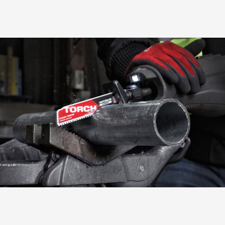 Полотно для сабельных пил TORCH CARBIDE NITRUS MILWAUKEE, 150х3.1мм, (металл) Полотно для сабельных пил TORCH CARBIDE NITRUS MILWAUKEE, 150х3.1мм, (металл)